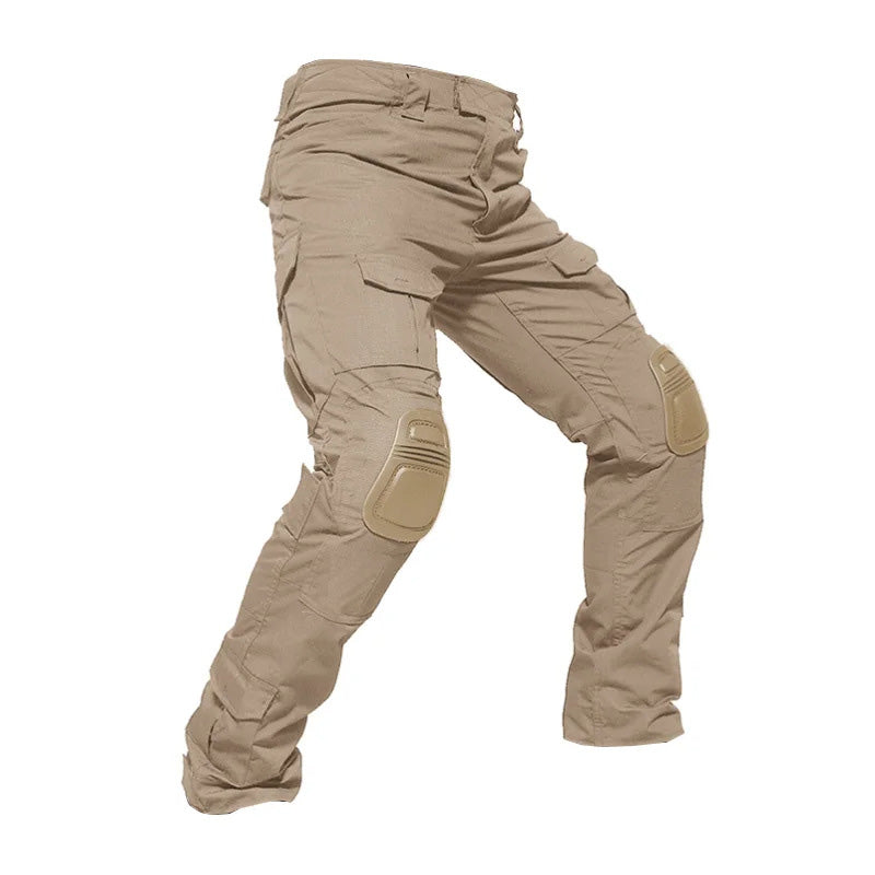 🪖👖Pantalon cargo tactique pour homme avec genouillères intégrées – Conçu pour la mobilité, la durabilité et un rangement prêt à l'emploi