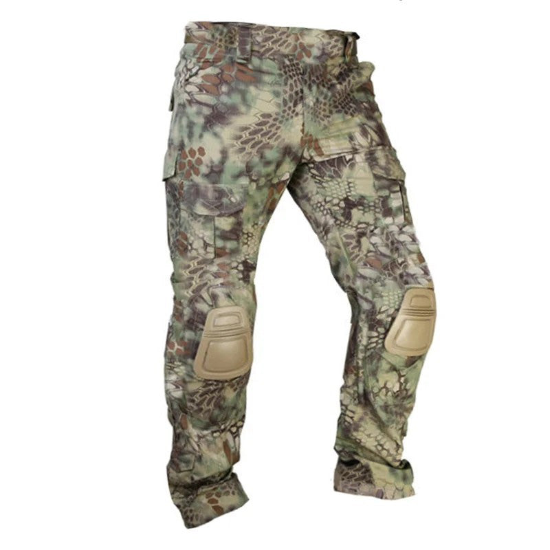🪖👖Pantalon cargo tactique pour homme avec genouillères intégrées – Conçu pour la mobilité, la durabilité et un rangement prêt à l'emploi
