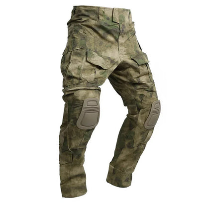 🪖👖Pantalon cargo tactique pour homme avec genouillères intégrées – Conçu pour la mobilité, la durabilité et un rangement prêt à l'emploi