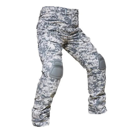 🪖👖Pantalon cargo tactique pour homme avec genouillères intégrées – Conçu pour la mobilité, la durabilité et un rangement prêt à l'emploi