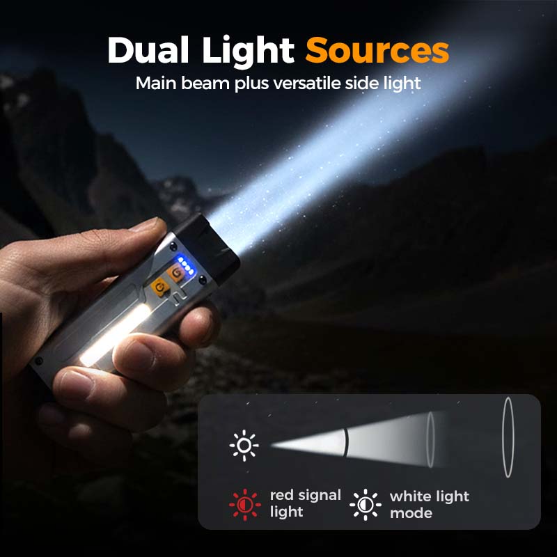 Lampe torche rechargeable magnétique EDC