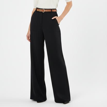 👯‍♀️ Allonger & Affiner | Pantalon Évasé Taille Haute | Silhouette Stylisée Instantanée 💫【Soldes -50%】