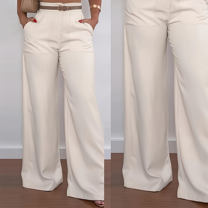 👯‍♀️ Allonger & Affiner | Pantalon Évasé Taille Haute | Silhouette Stylisée Instantanée 💫【Soldes -50%】