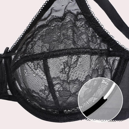 📢📢60 % de réduction !! ⏰Soutien-gorge confortable et élégant pour femme, avec dentelle et couverture intégrale