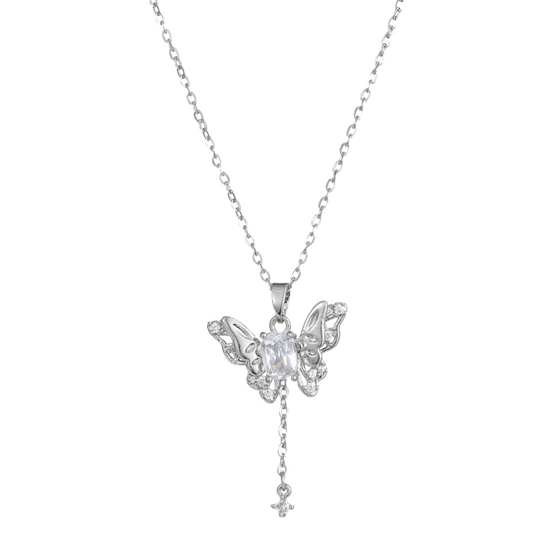 👀 Vous hésitez encore ? Vos concurrents ont déjà passé commande ! 👀 Collier Cœur-Ailes d'Ange avec Pampille