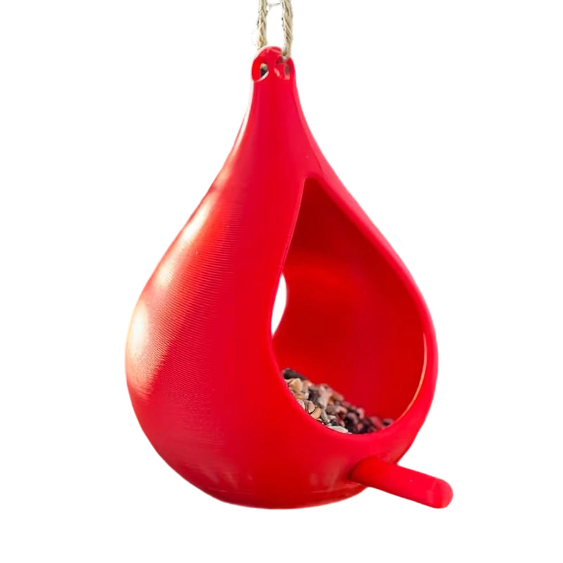 Mangeoire en forme de goutte suspendue