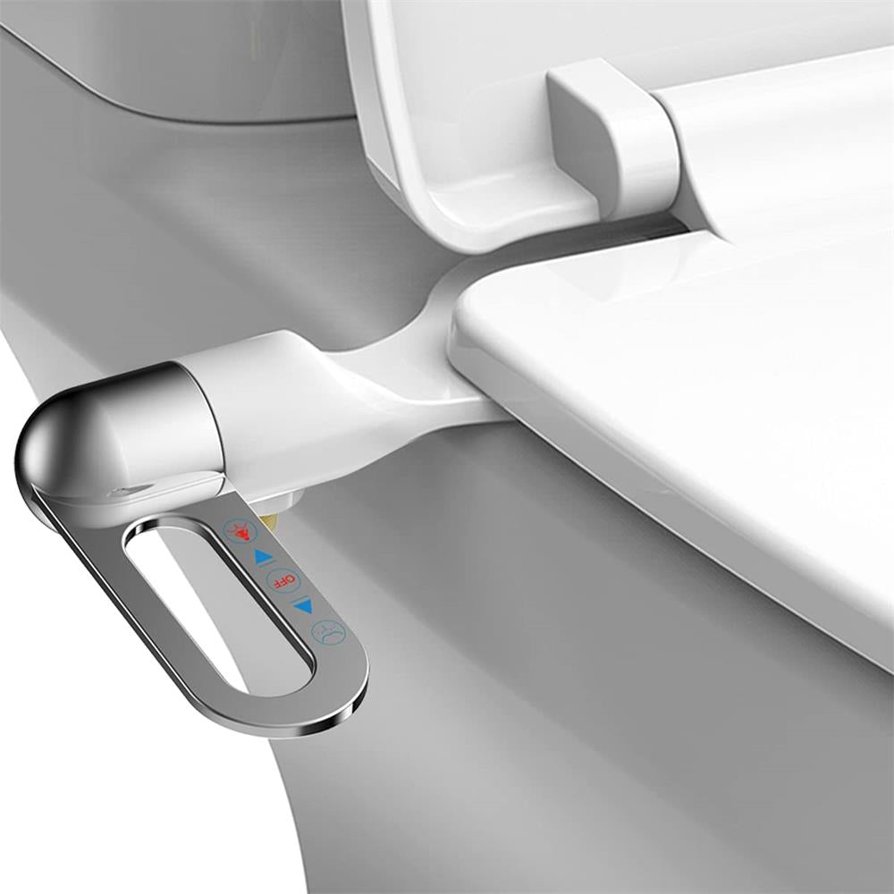 Accessoire de bidet pour toilette sans électricité à double buse