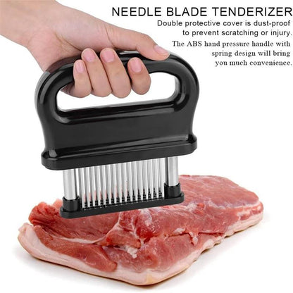 Attendrisseur de viande avec 48 lames en acier inoxydable