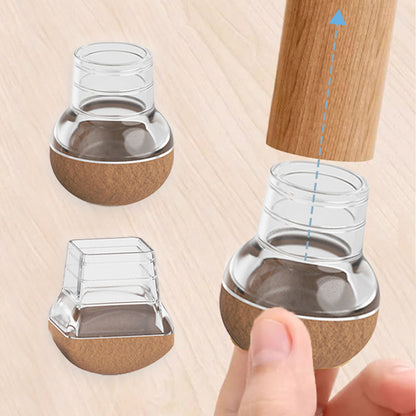 Protège-sol pour pieds de chaise avec feutre