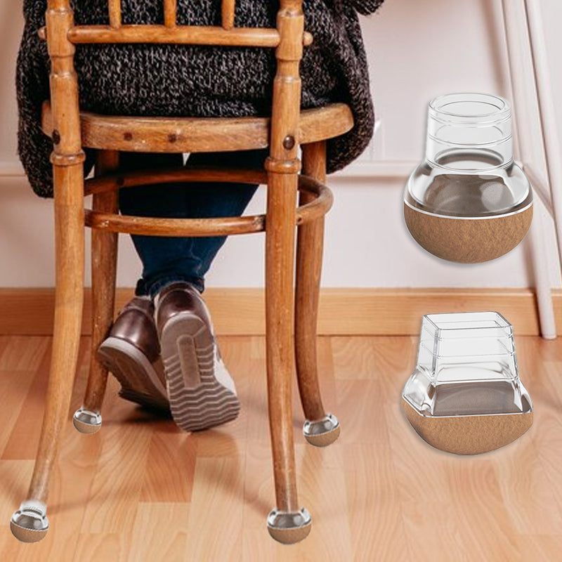 Protège-sol pour pieds de chaise avec feutre