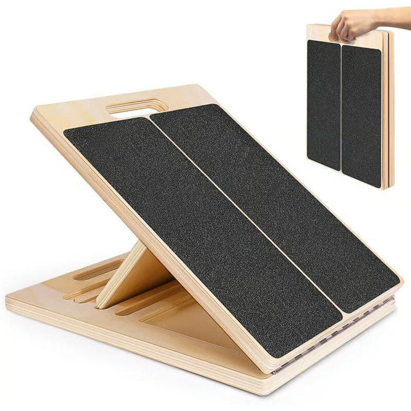 🚀 TENDANCE 2026 Home Gym | Planche de Stretching pour Mollets en Bois | Réglable & Installation Rapide 🔥【Best-Seller】