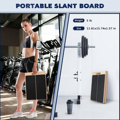 🚀 TENDANCE 2026 Home Gym | Planche de Stretching pour Mollets en Bois | Réglable & Installation Rapide 🔥【Best-Seller】
