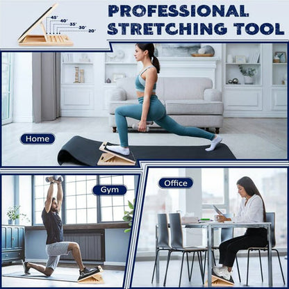 🚀 TENDANCE 2026 Home Gym | Planche de Stretching pour Mollets en Bois | Réglable & Installation Rapide 🔥【Best-Seller】