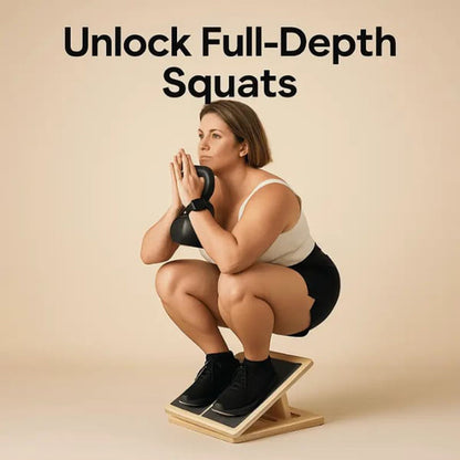 🚀 TENDANCE 2026 Home Gym | Planche de Stretching pour Mollets en Bois | Réglable & Installation Rapide 🔥【Best-Seller】