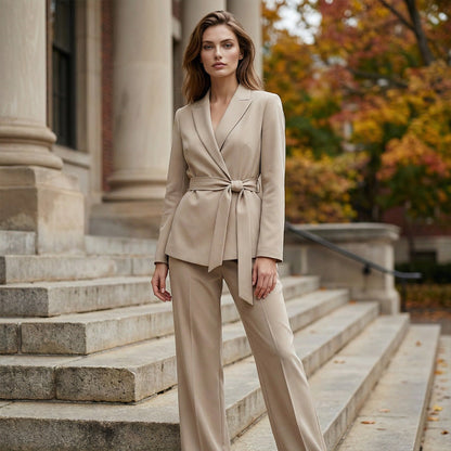 ⭐BEST‑SELLER 2026⭐💃Ensemble blazer & pantalon jambes larges femme⚡PROMO -60%⚡✈️livraison gratuite