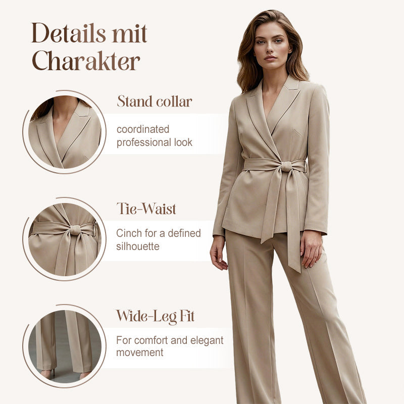 ⭐BEST‑SELLER 2026⭐💃Ensemble blazer & pantalon jambes larges femme⚡PROMO -60%⚡✈️livraison gratuite