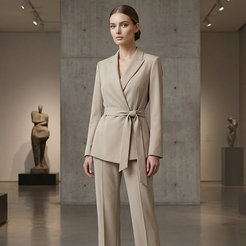 ⭐BEST‑SELLER 2026⭐💃Ensemble blazer & pantalon jambes larges femme⚡PROMO -60%⚡✈️livraison gratuite