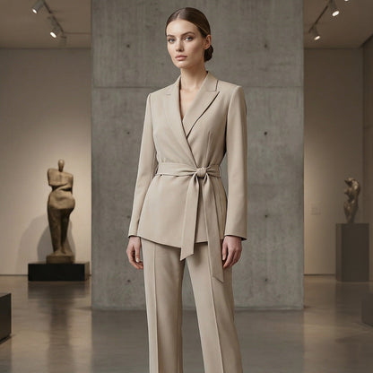 ⭐BEST‑SELLER 2026⭐💃Ensemble blazer & pantalon jambes larges femme⚡PROMO -60%⚡✈️livraison gratuite