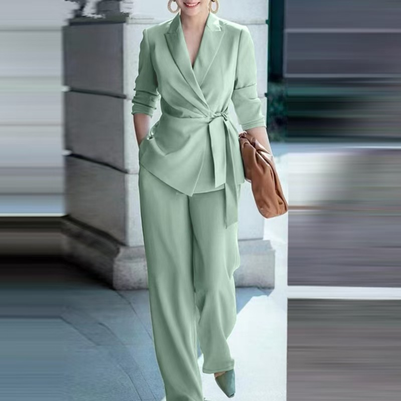 ⭐BEST‑SELLER 2026⭐💃Ensemble blazer & pantalon jambes larges femme⚡PROMO -60%⚡✈️livraison gratuite