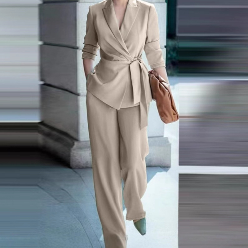 ⭐BEST‑SELLER 2026⭐💃Ensemble blazer & pantalon jambes larges femme⚡PROMO -60%⚡✈️livraison gratuite