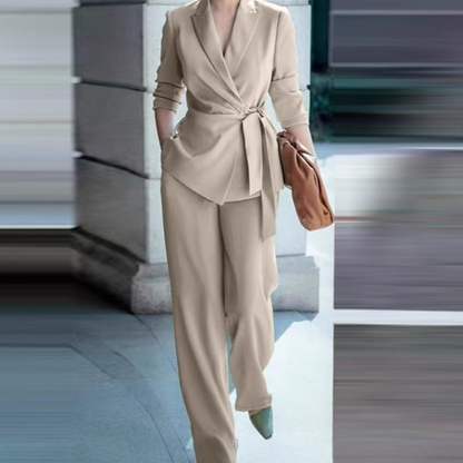⭐BEST‑SELLER 2026⭐💃Ensemble blazer & pantalon jambes larges femme⚡PROMO -60%⚡✈️livraison gratuite