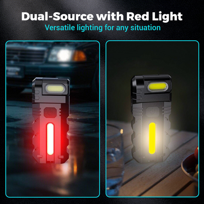 💎 50% DE RÉDUCTION ! 💎 Lampe de Travail LED à Tête Pivotante 180° – Double Faisceau, Base Magnétique & Recharge USB-C 🔦🔋