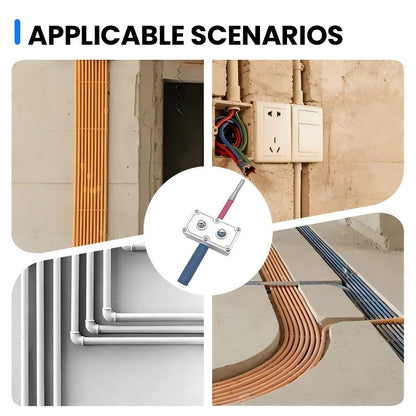 💎 50% DE RÉDUCTION ! 💎 Outil d'Assistance au Tirage de Câbles pour Électriciens – Ergonomique, Durable & Compatible avec Perceuses 🔍🛠️