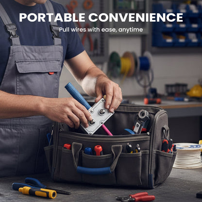 💎 50% DE RÉDUCTION ! 💎 Outil d'Assistance au Tirage de Câbles pour Électriciens – Ergonomique, Durable & Compatible avec Perceuses 🔍🛠️