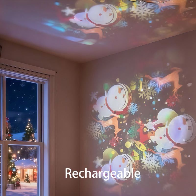 🎊📣Projecteur lumineux LED rotatif dynamique