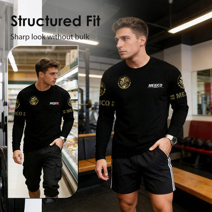 💎 49% DE RÉDUCTION ! 💎 T-shirt Homme à Manches Longues & Col Rond – Imprimé Graphique, Tissu Respirant & Coupe Streetwear 2026 🔥👕