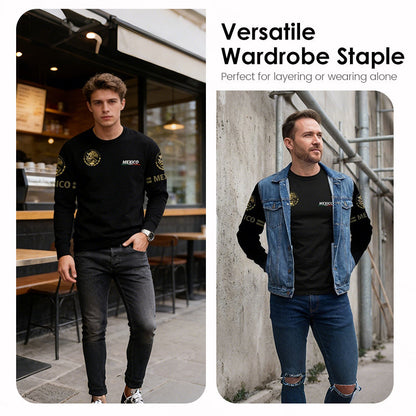 💎 49% DE RÉDUCTION ! 💎 T-shirt Homme à Manches Longues & Col Rond – Imprimé Graphique, Tissu Respirant & Coupe Streetwear 2026 🔥👕