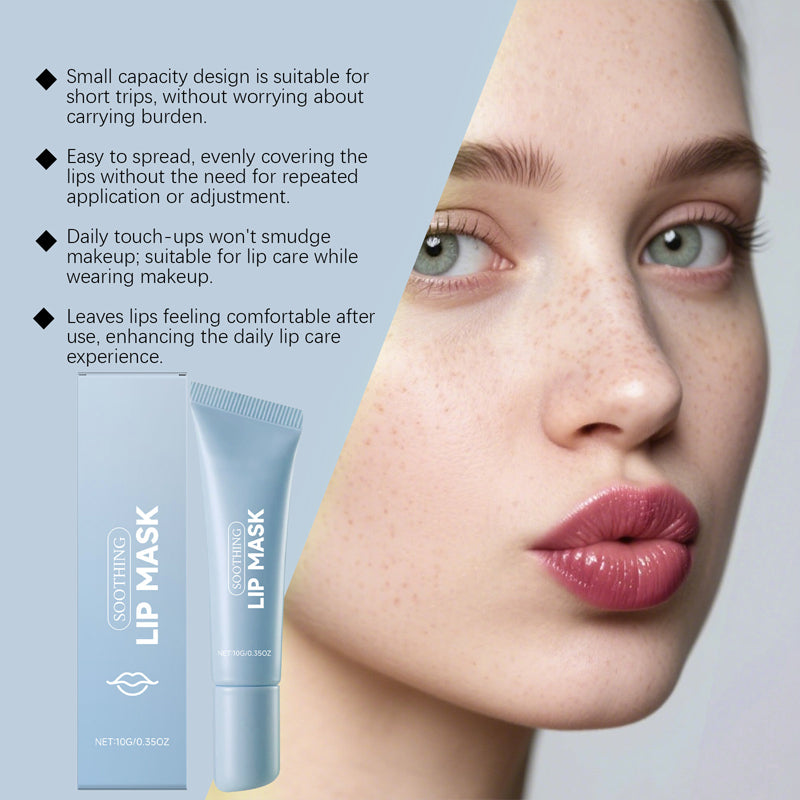 Masque à lèvres apaisant et hydratant pour lèvres sèches et gercées