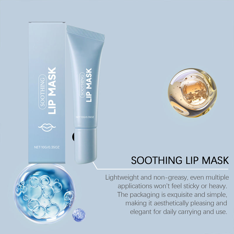 Masque à lèvres apaisant et hydratant pour lèvres sèches et gercées