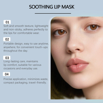 Masque à lèvres apaisant et hydratant pour lèvres sèches et gercées