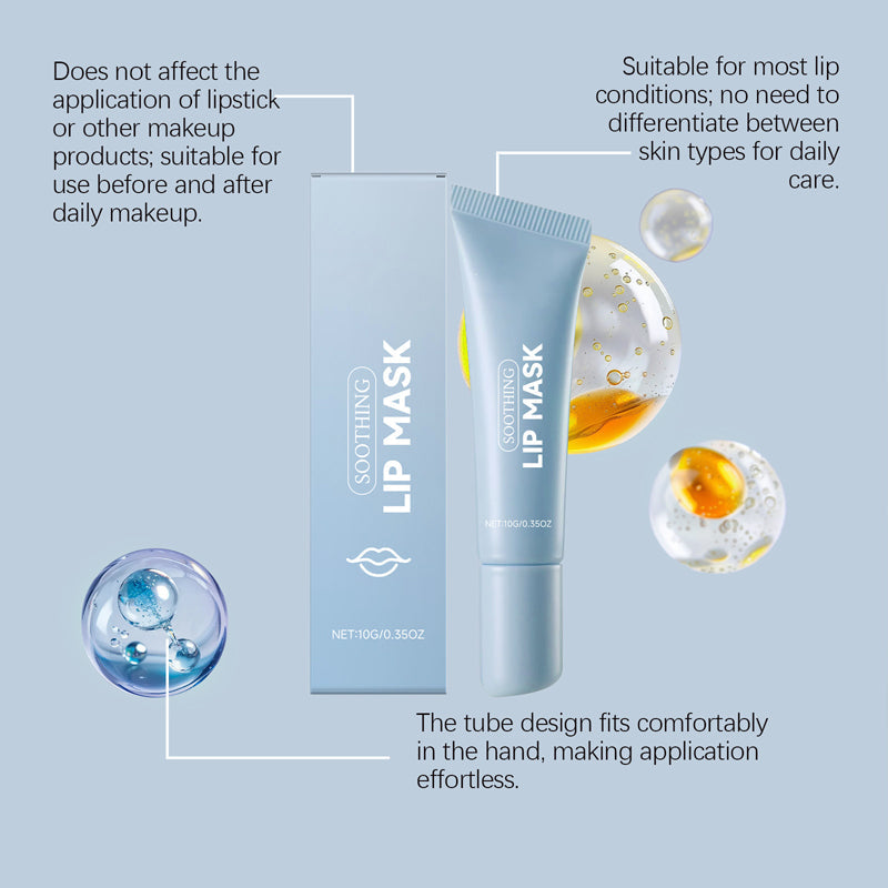 Masque à lèvres apaisant et hydratant pour lèvres sèches et gercées
