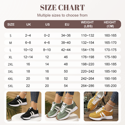 💎 50% DE RÉDUCTION ! 💎 Baskets Épaisses Antidérapantes Décontractées pour Femmes – Confort Toute la Journée, Semelle Amortie & Style Polyvalent 🏃‍♀️👟
