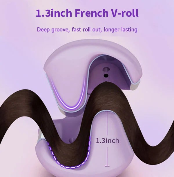 🔥🖤58% OFF!!🔥🔥Fer à friser à ions négatifs💞Rapide et efficace, n'abîme pas les cheveux💞