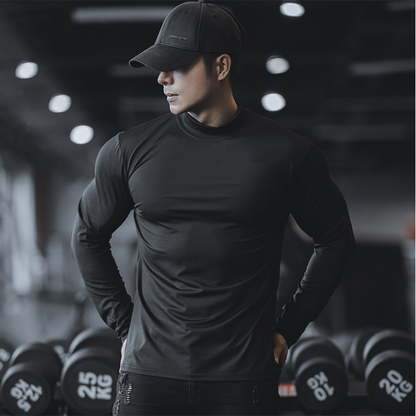 👕 60% DE RÉDUCTION ! 💪 T-Shirts Athlétiques à Manches Longues & Séchage Rapide pour Hommes – Respirant, Anti-Transpiration & Confortable 🏃