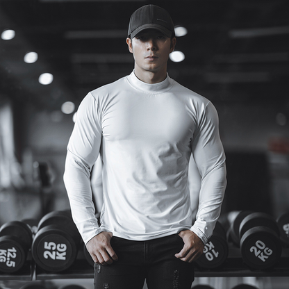 👕 60% DE RÉDUCTION ! 💪 T-Shirts Athlétiques à Manches Longues & Séchage Rapide pour Hommes – Respirant, Anti-Transpiration & Confortable 🏃