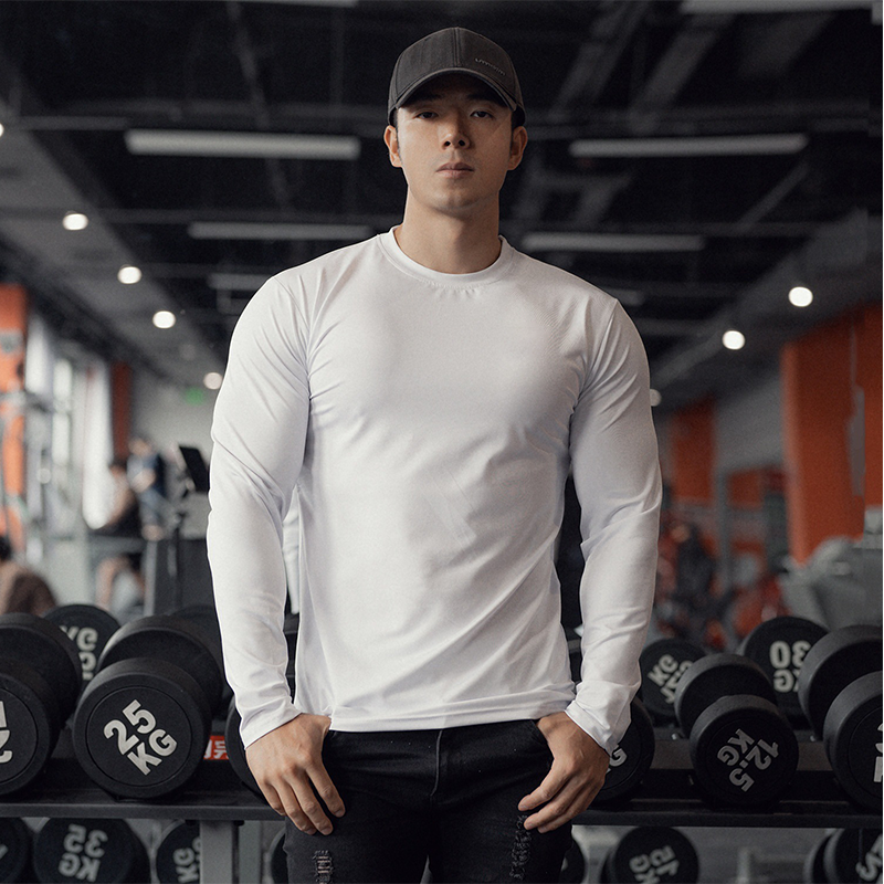 👕 60% DE RÉDUCTION ! 💪 T-Shirts Athlétiques à Manches Longues & Séchage Rapide pour Hommes – Respirant, Anti-Transpiration & Confortable 🏃