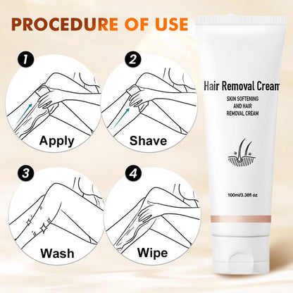 Crème dépilatoire polyvalente à formule douce et aromatique