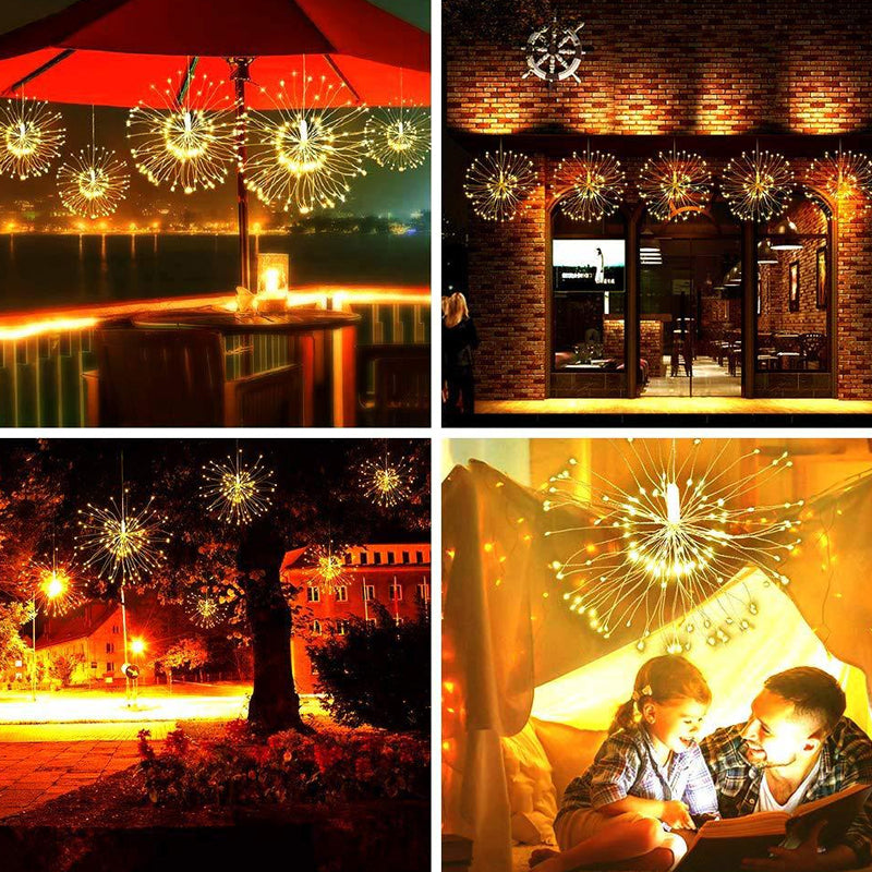 💎 50% DE RÉDUCTION ! 💎 Guirlande LED Noël en Fil de Cuivre – 8 Modes, Télécommande & Minuterie Automatique ✨🎄