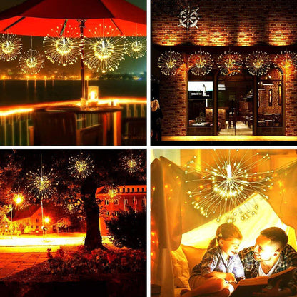 💎 50% DE RÉDUCTION ! 💎 Guirlande LED Noël en Fil de Cuivre – 8 Modes, Télécommande & Minuterie Automatique ✨🎄