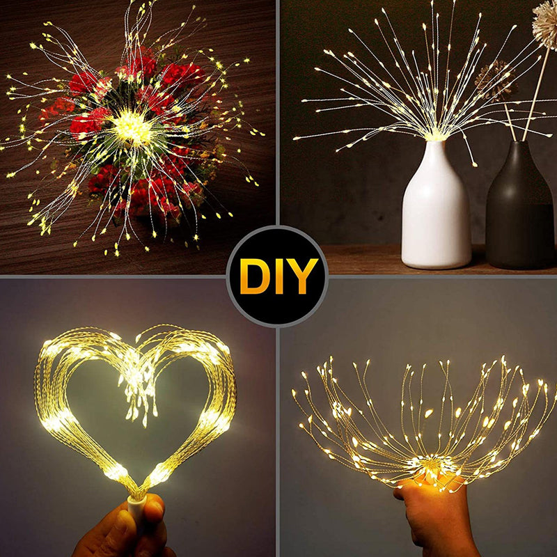 💎 50% DE RÉDUCTION ! 💎 Guirlande LED Noël en Fil de Cuivre – 8 Modes, Télécommande & Minuterie Automatique ✨🎄