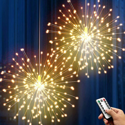 💎 50% DE RÉDUCTION ! 💎 Guirlande LED Noël en Fil de Cuivre – 8 Modes, Télécommande & Minuterie Automatique ✨🎄