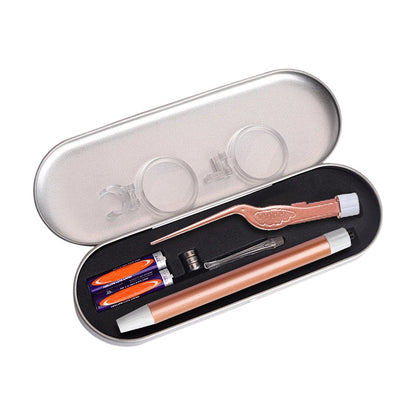 Kit cure-oreille et pince lumineux avec loupe