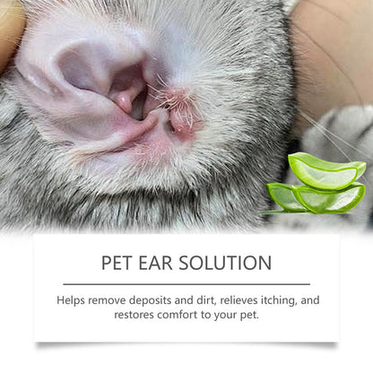 Gentle Pet Ear Drops for Itch Relief & Cleaning
