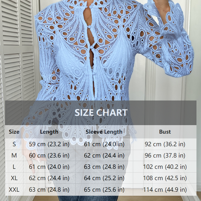 💐50% DE RÉDUCTION ! Haut Dentelle Élégant – Parfait pour Bureau & Sorties 💃🥂【Offre Spéciale】