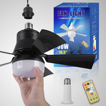 💨 50 % de réduction ! 💡 Ventilateur suspendu portable 2-en-1 avec télécommande — Idéal pour la chambre, le bureau et les voyages 🏠