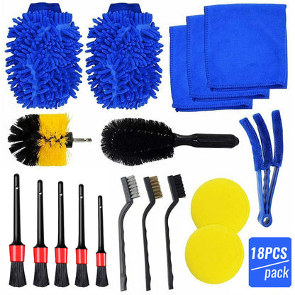 Kit professionnel de brosses et de nettoyage pour l’automobile